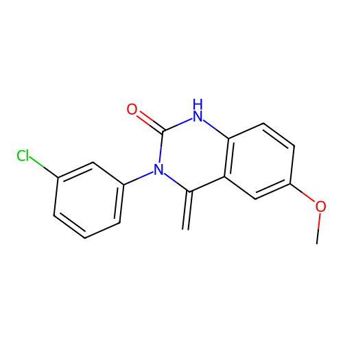 3-(3-Chlorophenyl)-6-methoxy-4-methylidene-3,4-dihydroquinazolin-2-ol structure