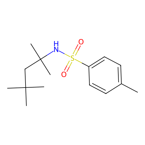 [(4-Methylphenyl)sulfonyl](1,1,3,3-tetramethylbutyl)amine structure