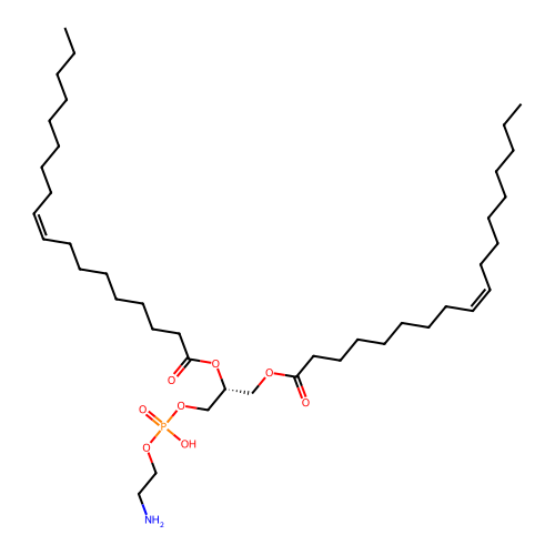 1,2-Dioleoyl-sn-glycero-3-phosphoethanolamine structure