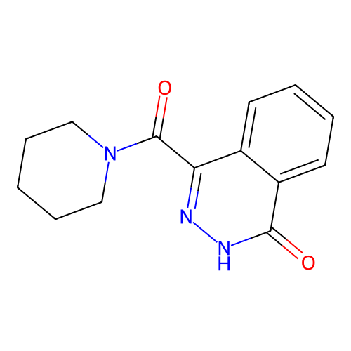 2H-Phthalazin-1-one, 4-(piperidine-1-carbonyl)- structure