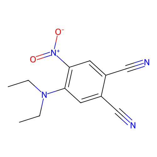 4-(Diethylamino)-5-nitrobenzene-1,2-dicarbonitrile structure