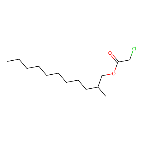 2-Methylundecyl chloroacetate structure