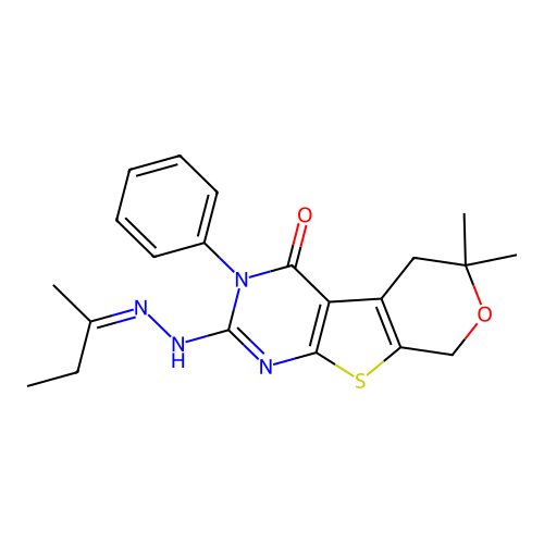 C21H24N4O2S structure