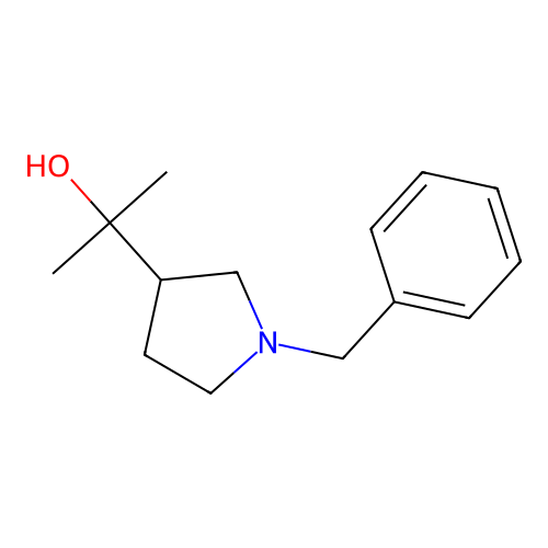 2-(1-Benzylpyrrolidin-3-yl)propan-2-ol structure