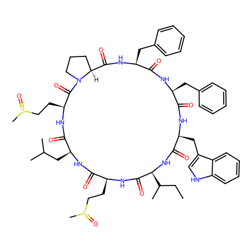 Cyclolinopeptide G structure