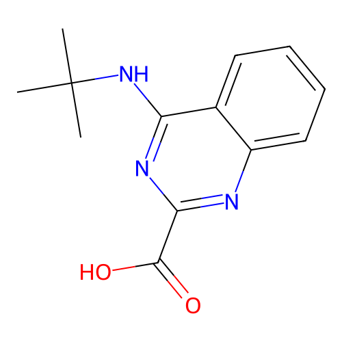 4-(Tert-butylamino)quinazoline-2-carboxylic acid structure