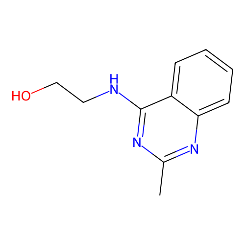 2-[(2-Methylquinazolin-4-yl)amino]ethanol structure