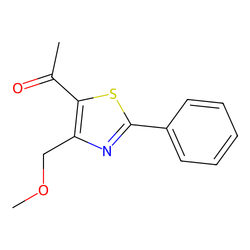 1-(4-Methoxymethyl-2-phenyl-thiazol-5-yl)-ethanone structure