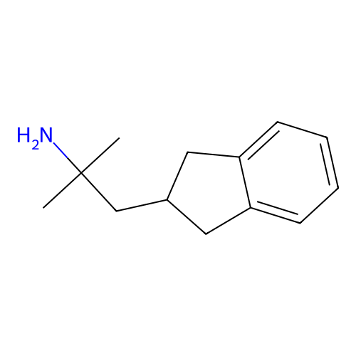 1-(2,3-Dihydro-1H-inden-2-yl)-2-methylpropan-2-amine structure