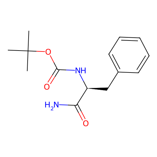 Boc-L-phenylalaninamide structure