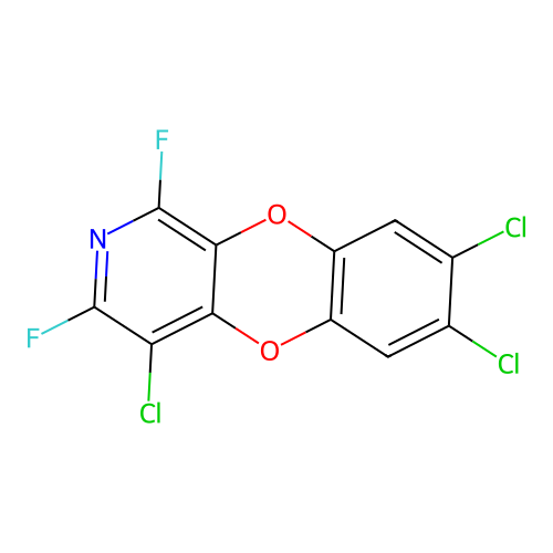 4,7,8-Trichloro-1,3-difluoro[1,4]benzodioxino[2,3-c]pyridine structure
