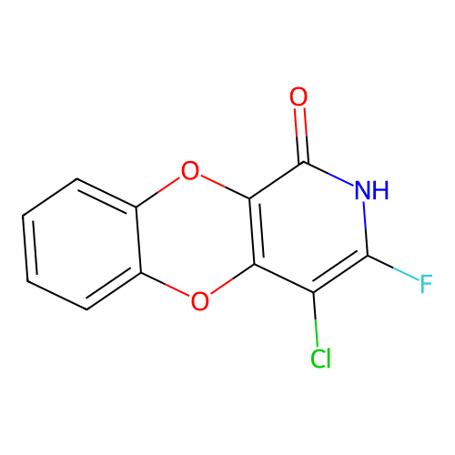 4-Chloro-3-fluoro[1,4]benzodioxino[2,3-c]pyridin-1-ol structure