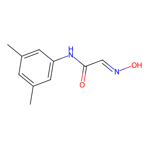 (2E)-N-(3,5-dimethylphenyl)-2-(hydroxyimino)acetamide structure