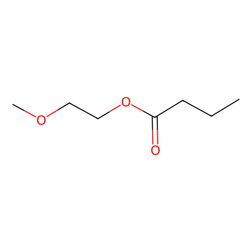 2-Methoxyethyl butanoate structure