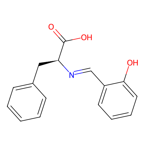 3-Phenyl-N-salicylidenealanine structure