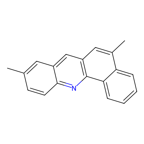Benz[c]acridine, 5,9-dimethyl- structure