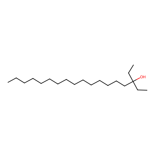 3-Ethyl-3-octadecanol structure