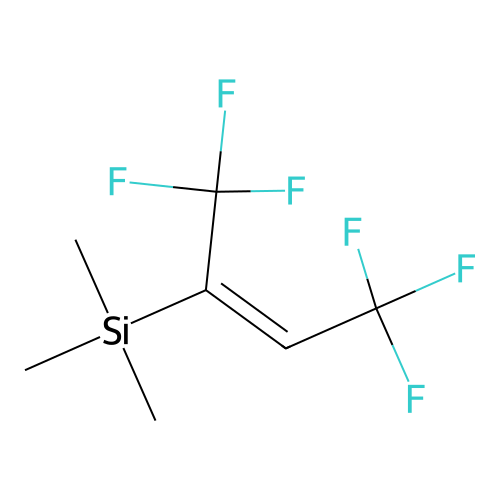Silane, trimethyl(3,3,3-trifluoro-1-(trifluoromethyl)-1-propenyl)-, (E)- structure