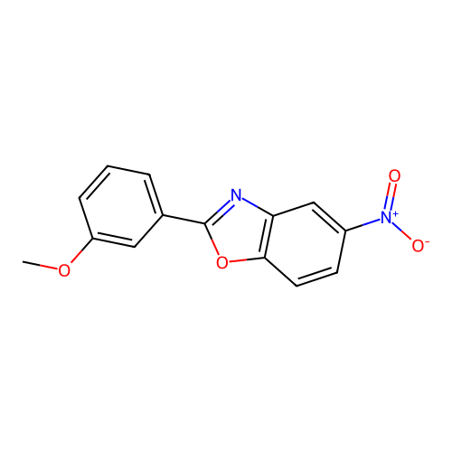2-(3-Methoxyphenyl)-5-nitro-1,3-benzoxazole structure