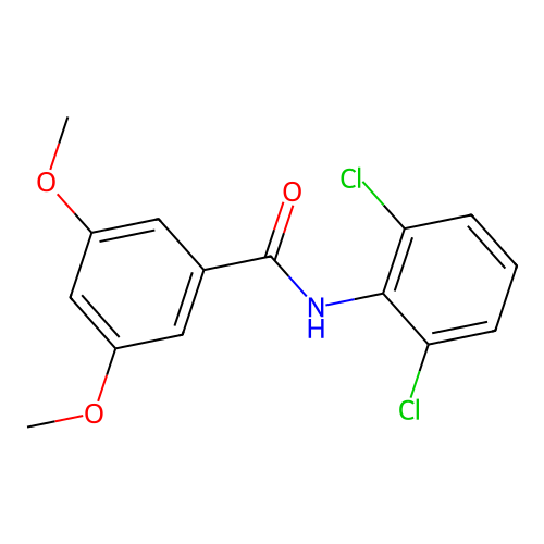 N-(2,6-dichlorophenyl)-3,5-dimethoxybenzamide structure
