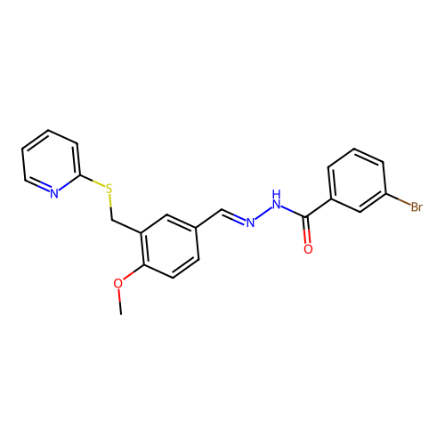 C21H18BrN3O2S structure