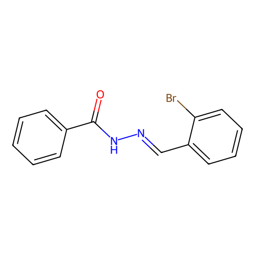 N-[(2-bromophenyl)methylideneamino]benzamide structure
