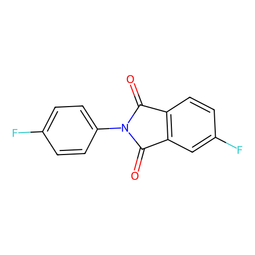 5-fluoro-2-(4-fluorophenyl)-1H-isoindole-1,3(2H)-dione structure