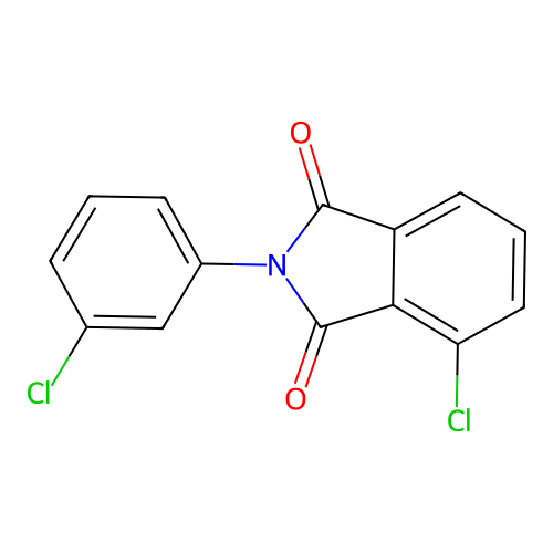 4-chloro-2-(3-chlorophenyl)-1H-isoindole-1,3(2H)-dione structure