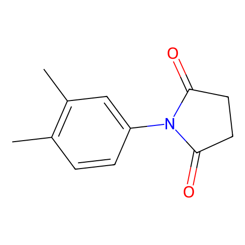 1-(3,4-Dimethylphenyl)pyrrolidine-2,5-dione structure