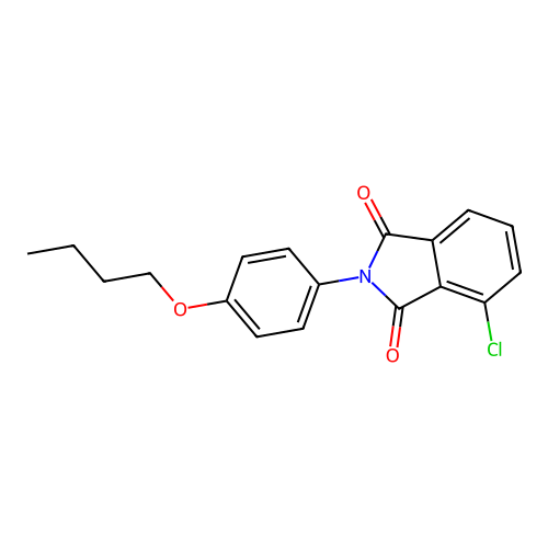 2-(4-Butoxyphenyl)-4-chloroisoindole-1,3-dione structure