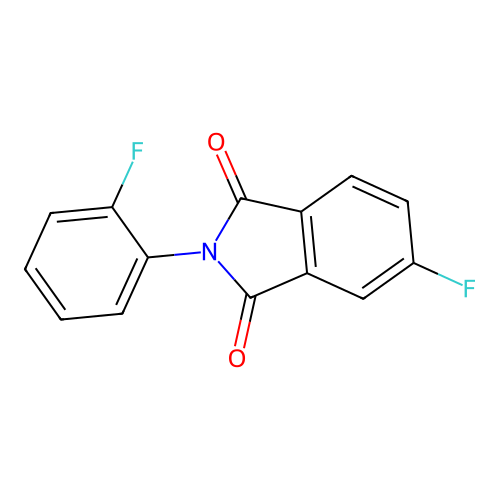 5-fluoro-2-(2-fluorophenyl)-1H-isoindole-1,3(2H)-dione structure