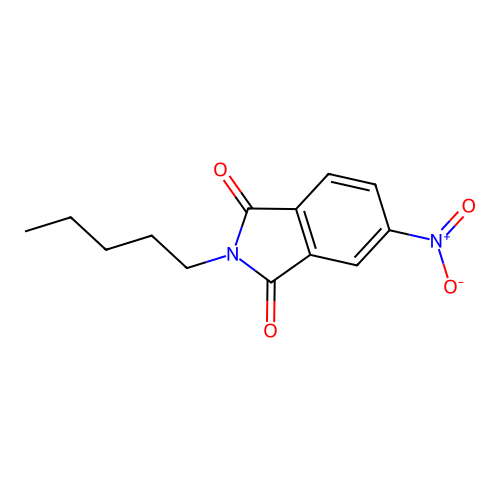 N-Pentyl-4-nitrophthalimide structure