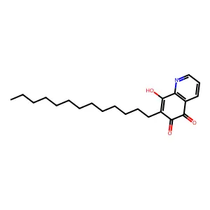 8-Hydroxy-7-tridecylquinoline-5,6-dione structure