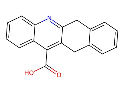 6,11-Dihydrobenzo[b]acridine-12-carboxylic acid structure
