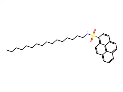 N-Hexadecylpyrene-1-sulfonamide structure