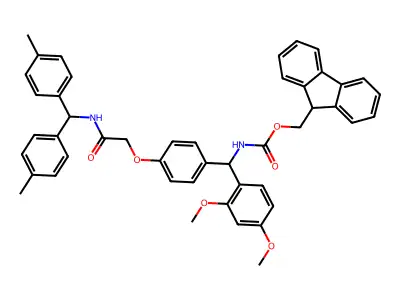 Rink Amide MBHA resin structure