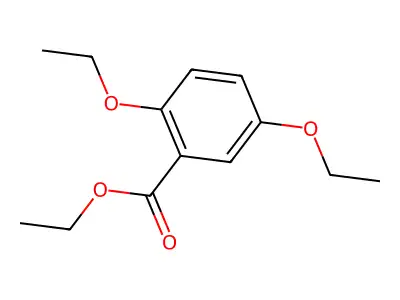 Ethyl-2,5-diethoxybenzoate structure
