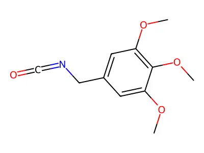 5-(Isocyanatomethyl)-1,2,3-trimethoxybenzene structure
