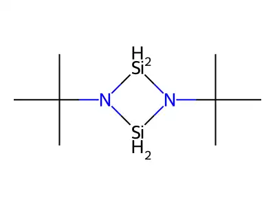 1,3-Bis(1,1-dimethylethyl)cyclodisilazane structure