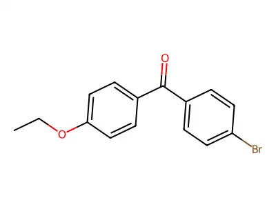 4-Bromo-4'-ethoxybenzophenone structure