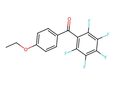 4-Ethoxy-2',3',4',5',6'-pentafluorobenzophenone structure