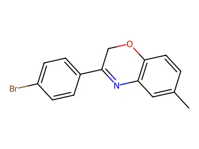 3-(4-Bromophenyl)-6-methyl-2H-1,4-benzoxazine structure
