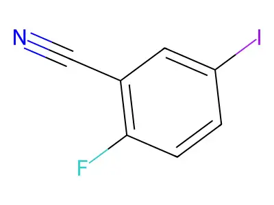 2-Fluoro-5-iodobenzonitrile structure