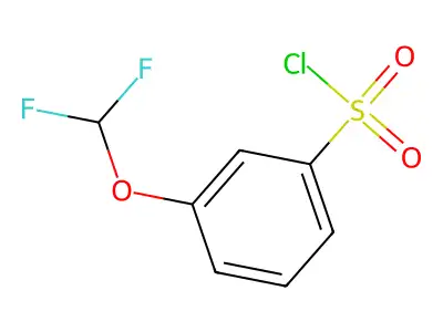 3-(Difluoromethoxy)benzenesulfonyl chloride structure