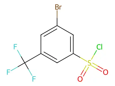3-Bromo-5-(trifluoromethyl)benzenesulfonyl chloride structure