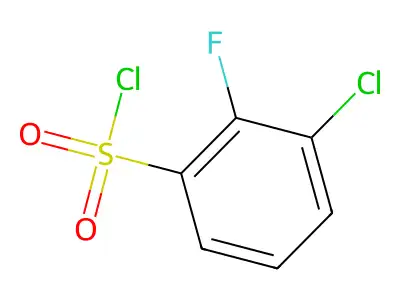 3-Chloro-2-fluorobenzenesulfonyl Chloride structure
