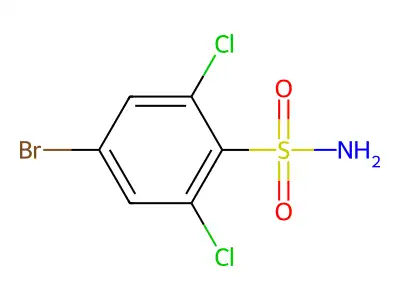 4-Bromo-2,6-dichlorobenzenesulfonamide structure