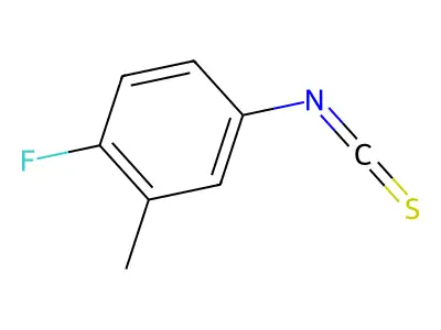 4-Fluoro-3-methylphenyl isothiocyanate structure
