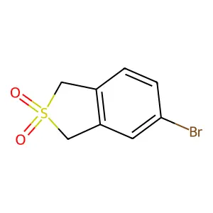 5-Bromo-1,3-dihydro-benzo(c)thiophene 2,2-dioxide structure