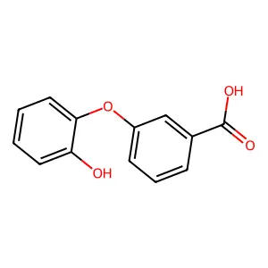 3-(2-Hydroxyphenoxy)benzoic acid structure